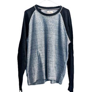 ST JOHN'S BAY Black and Gray Long Sleeve Thermal Tee, Men's XXL